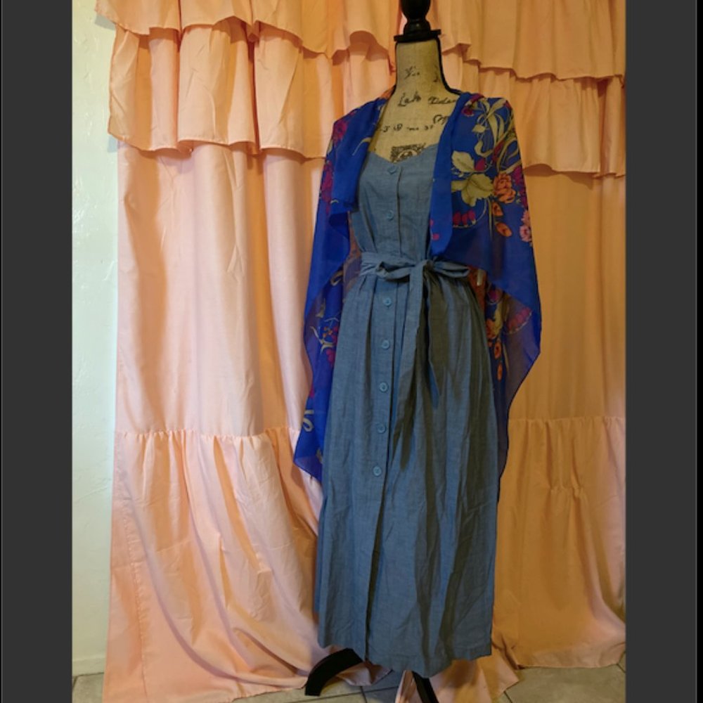Anthropologie Lacausa Bluebell Dress